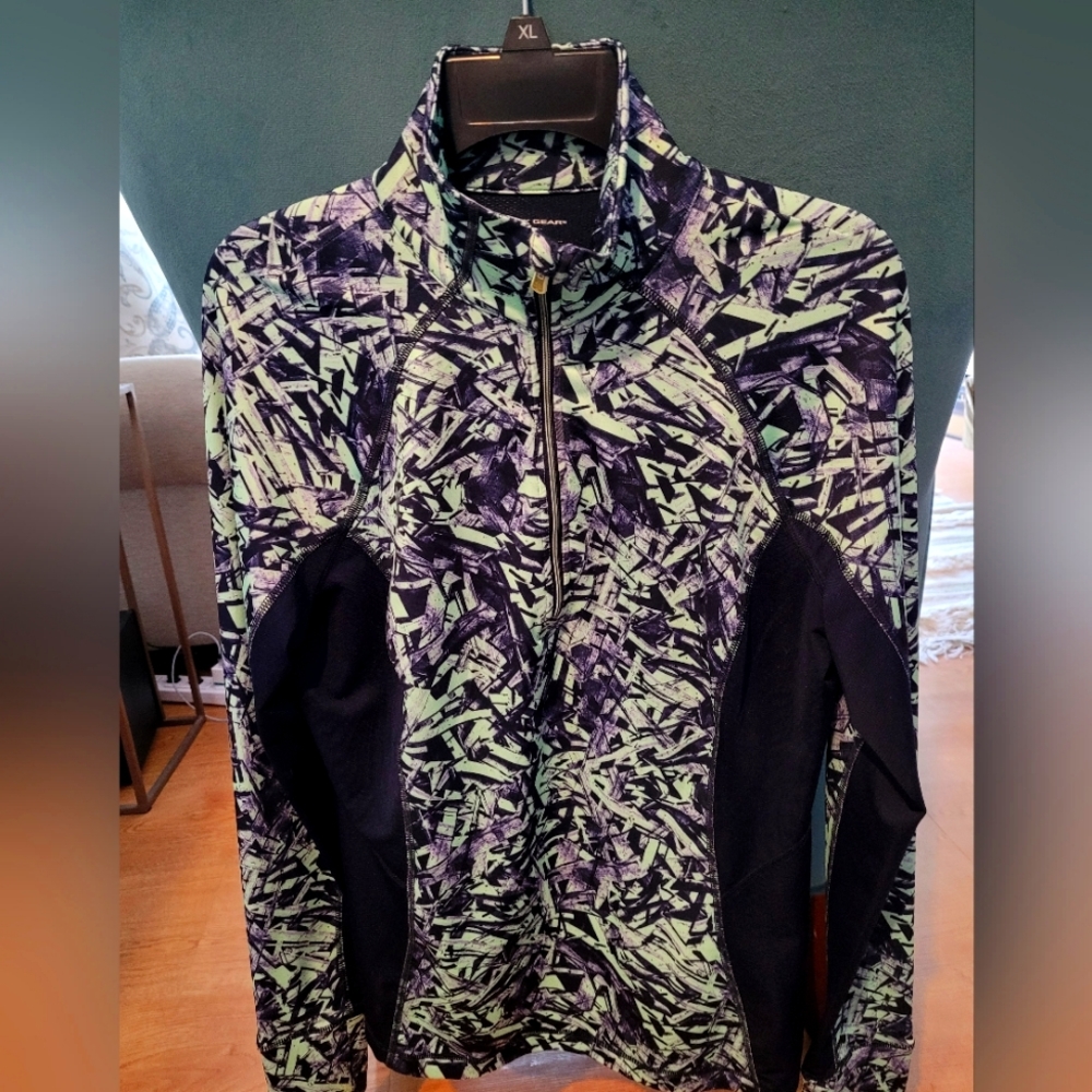 Tek Gear Drytek Quartet-Zip Pullover, Size L